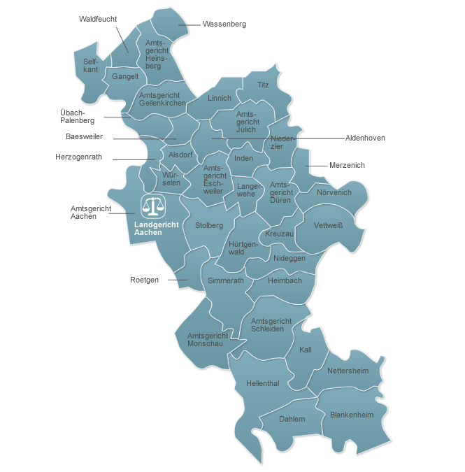 Landgerichtsbezirk Aachen Landgerichtsbezirk Aachen